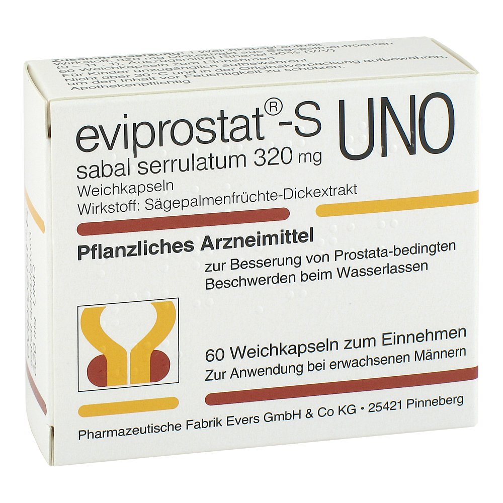 EVIPROSTAT-S sabal serrulatum 320 uno Kapseln