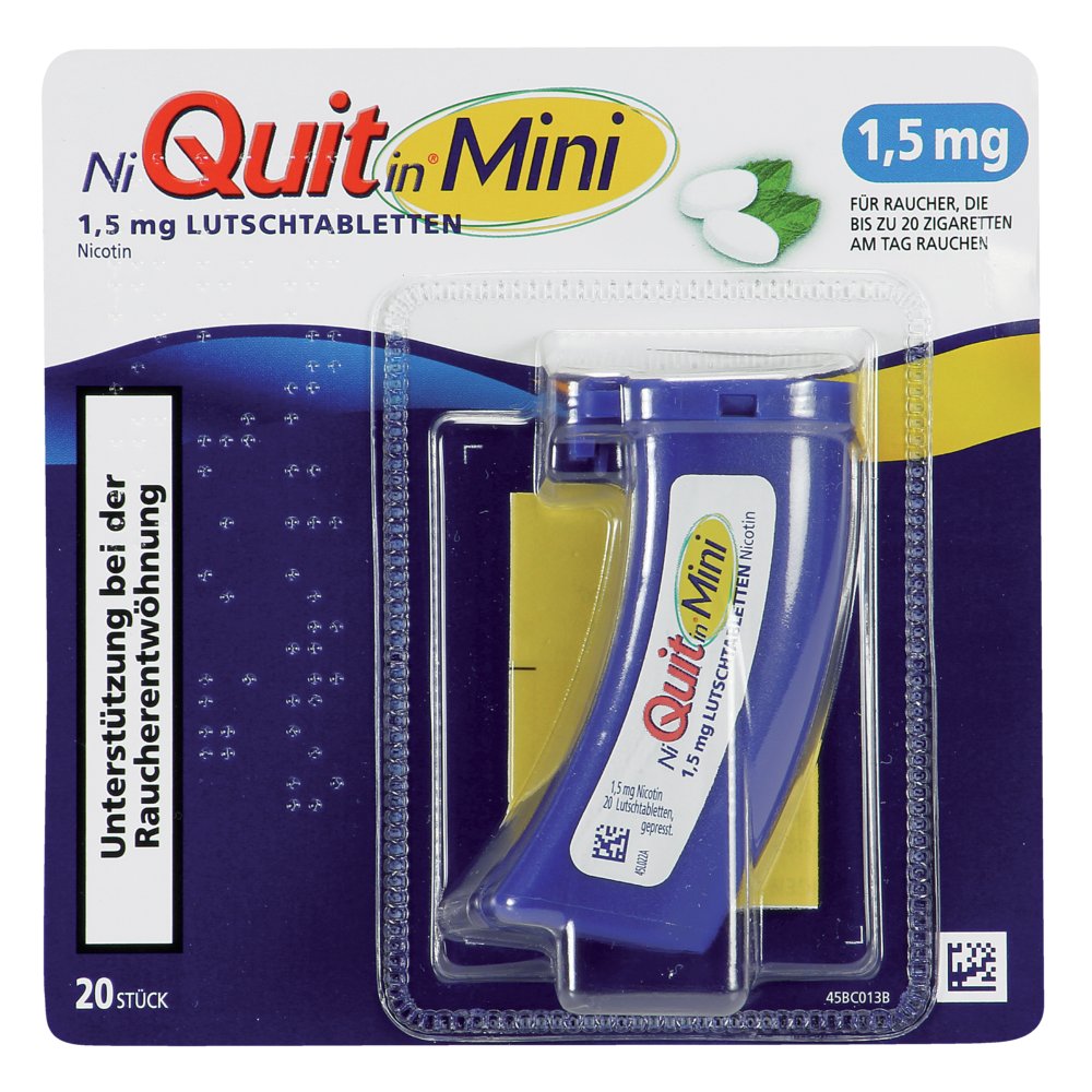 NIQUITIN Mini 1,5 mg Lutschtabletten