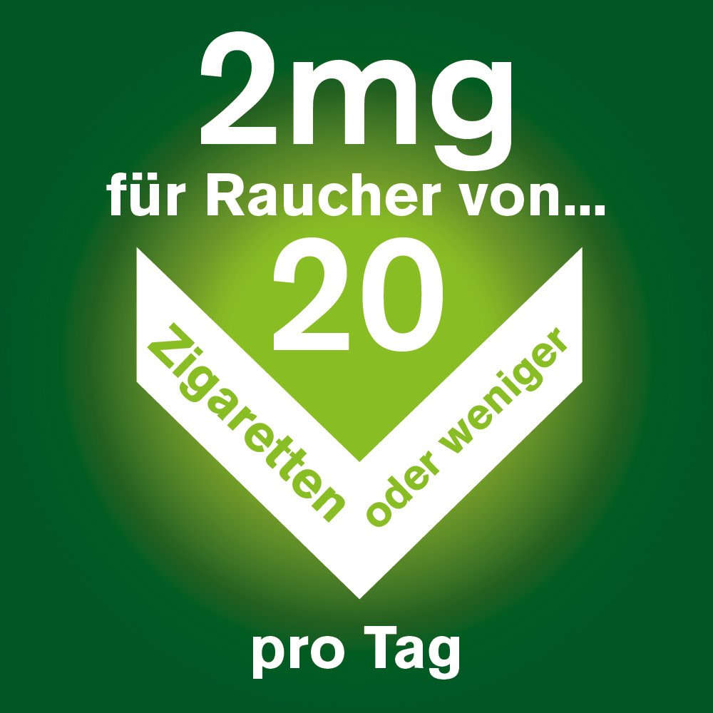 nicorette® Kaugummi 2 mg whitemint zur Raucherentwöhnung