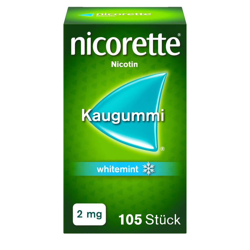 Nicorette® Kaugummi 2 mg whitemint