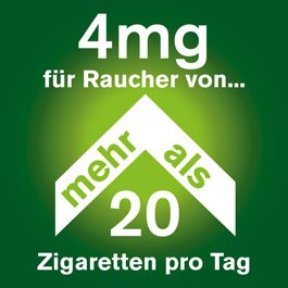 nicorette® Kaugummi 4 mg whitemint zur Raucherentwöhnung