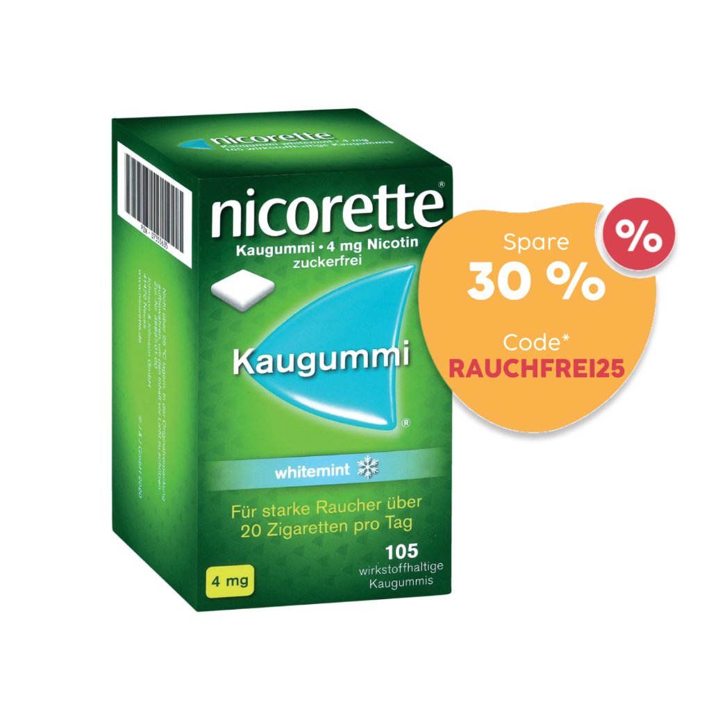 NICORETTE Kaugummi 4 mg whitemint