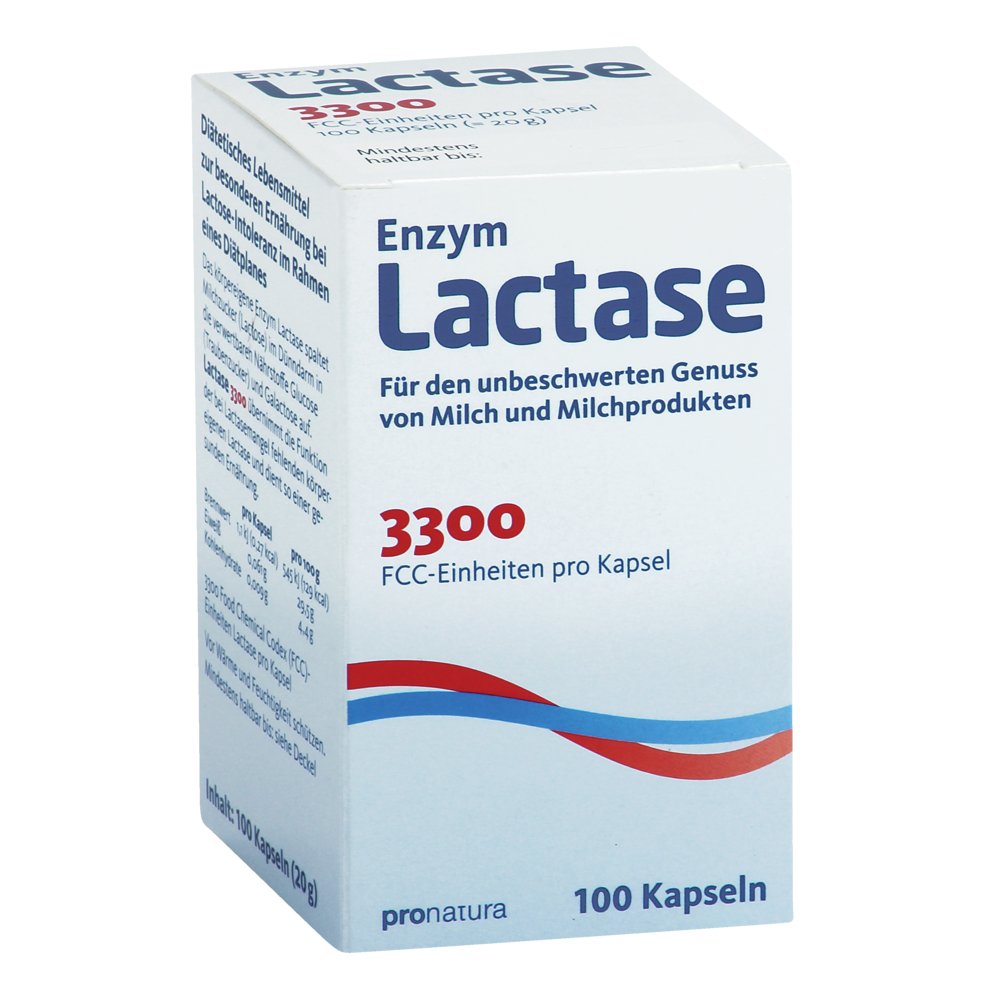 LACTASE 3.300 FCC 200 mg Kapseln