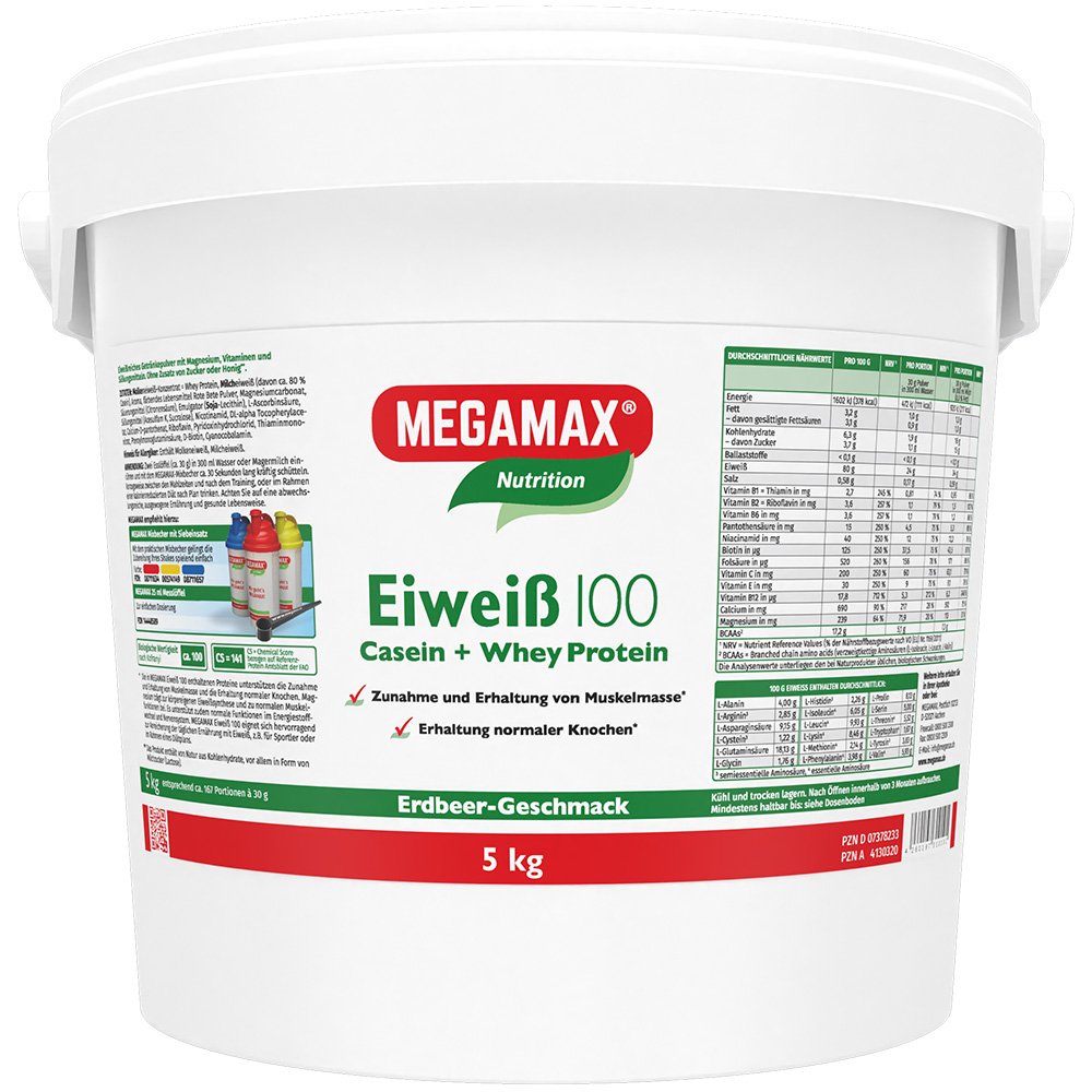 EIWEISS 100 Erdbeer Megamax Pulver