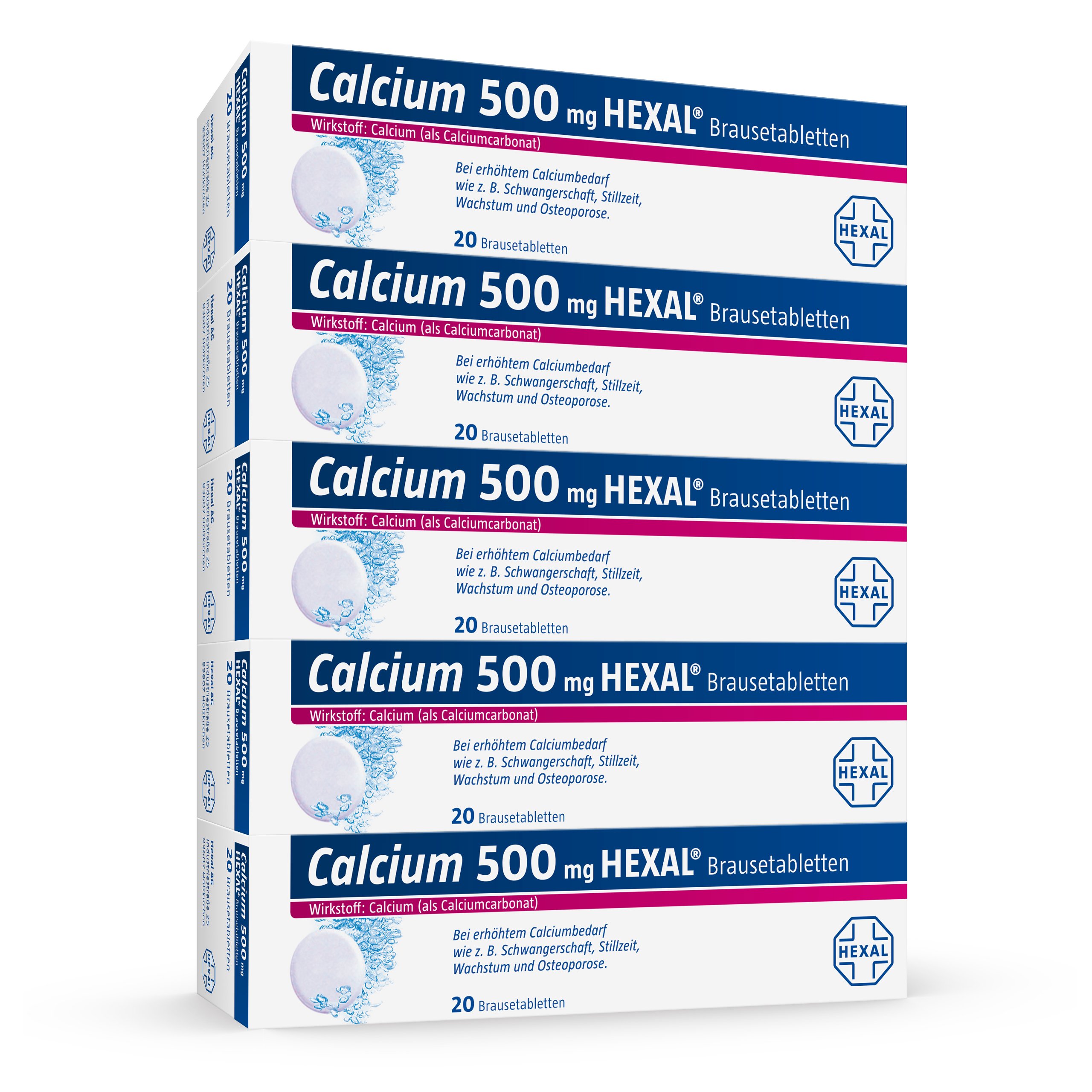 CALCIUM 500 HEXAL Brausetabletten