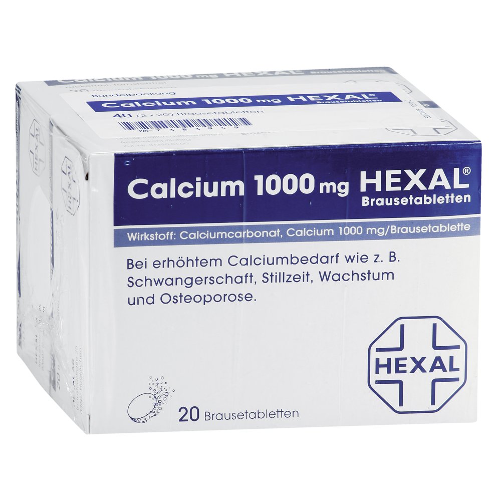 CALCIUM 1000 HEXAL Brausetabletten