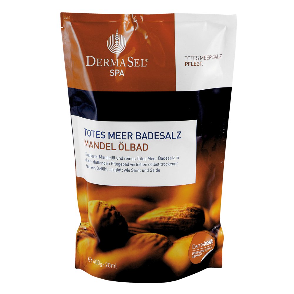 DERMASEL Totes Meer Badesalz+Mandel SPA