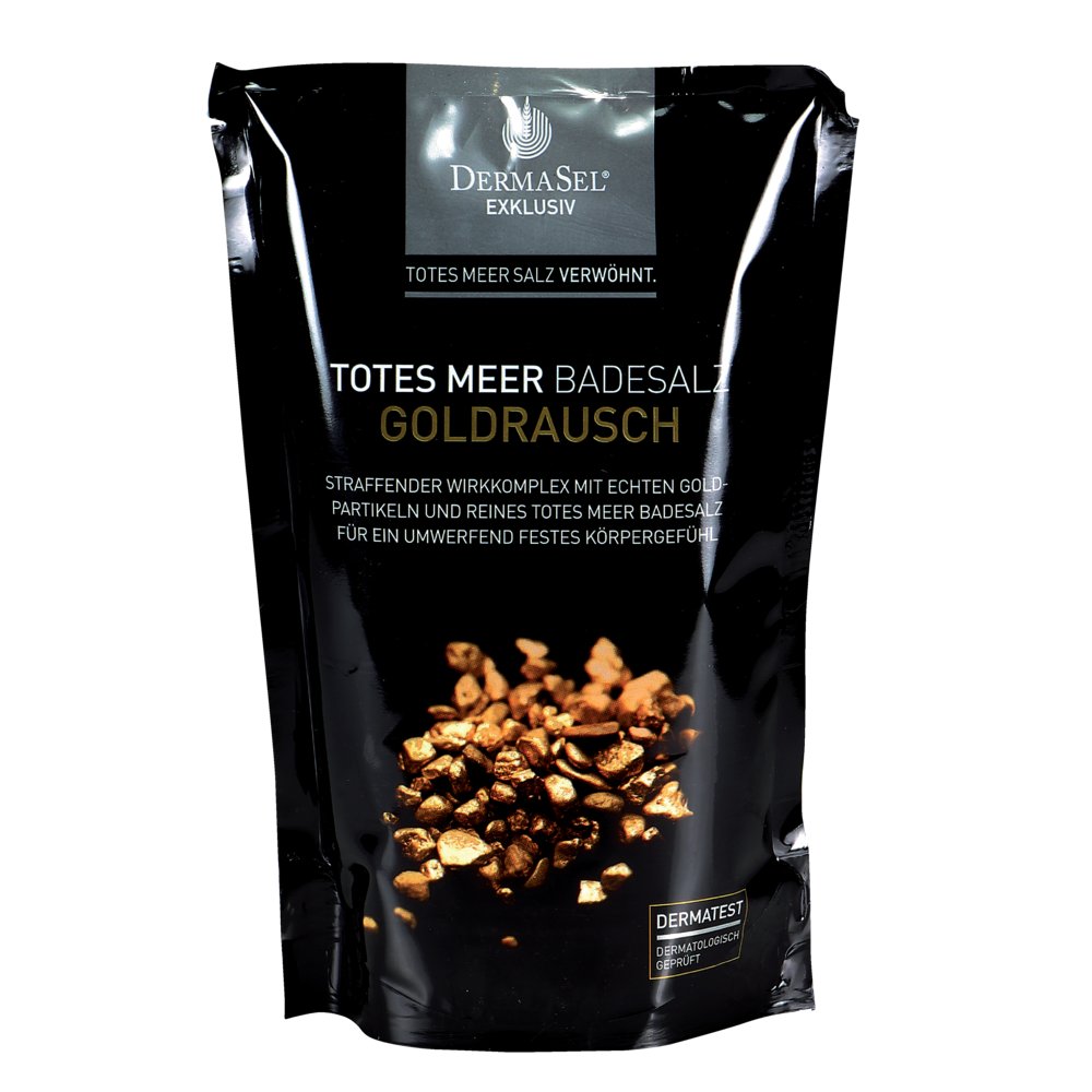 DERMASEL Totes Meer Badesalz+Gold EXKLUSIV