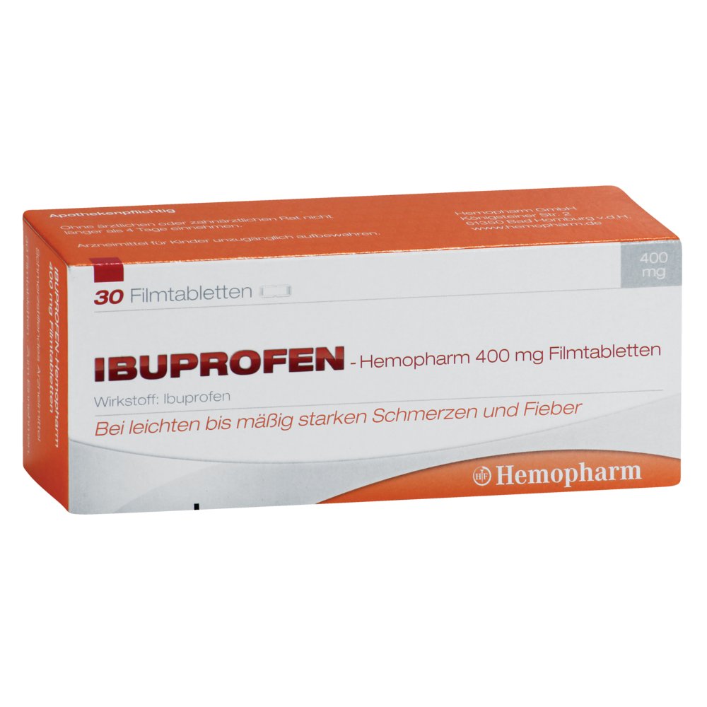 IBUPROFEN Hemopharm 400 mg Filmtabletten