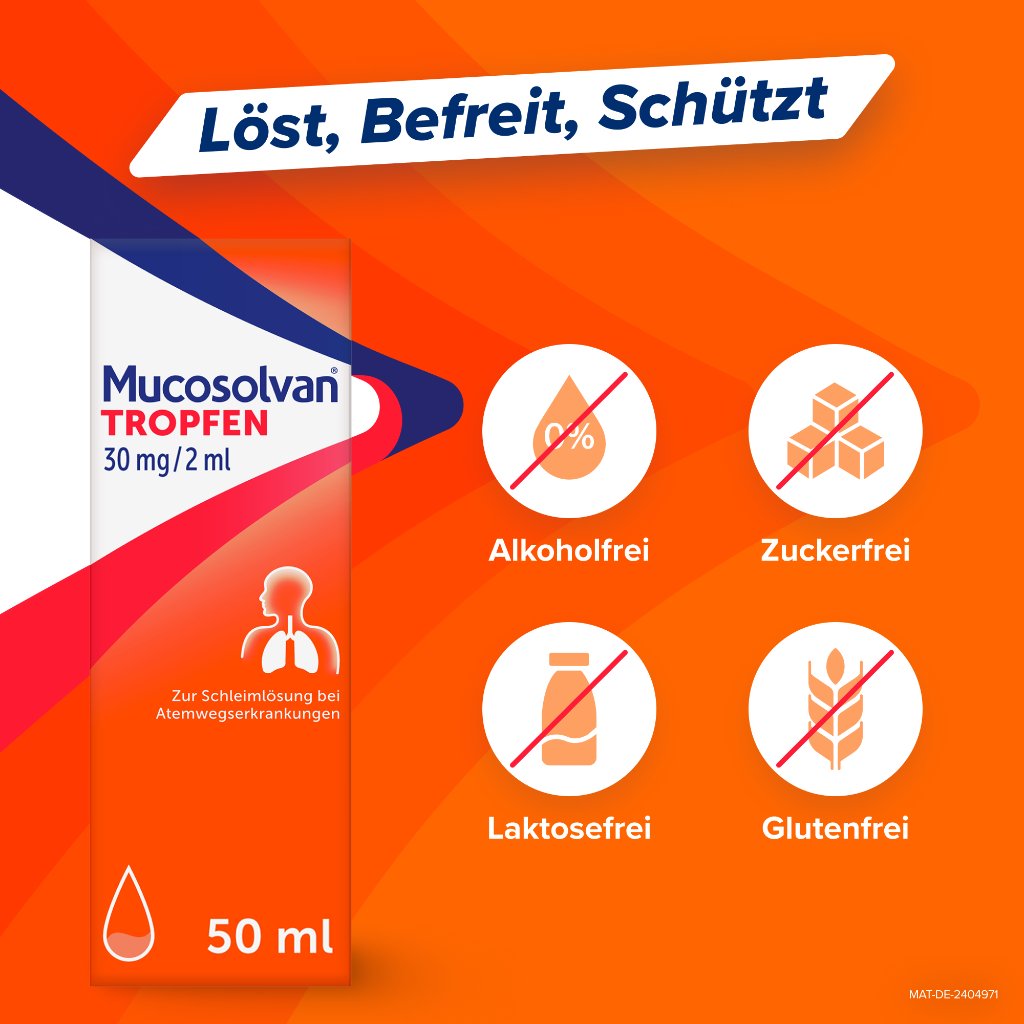 MUCOSOLVAN Tropfen 30 mg/2 ml
