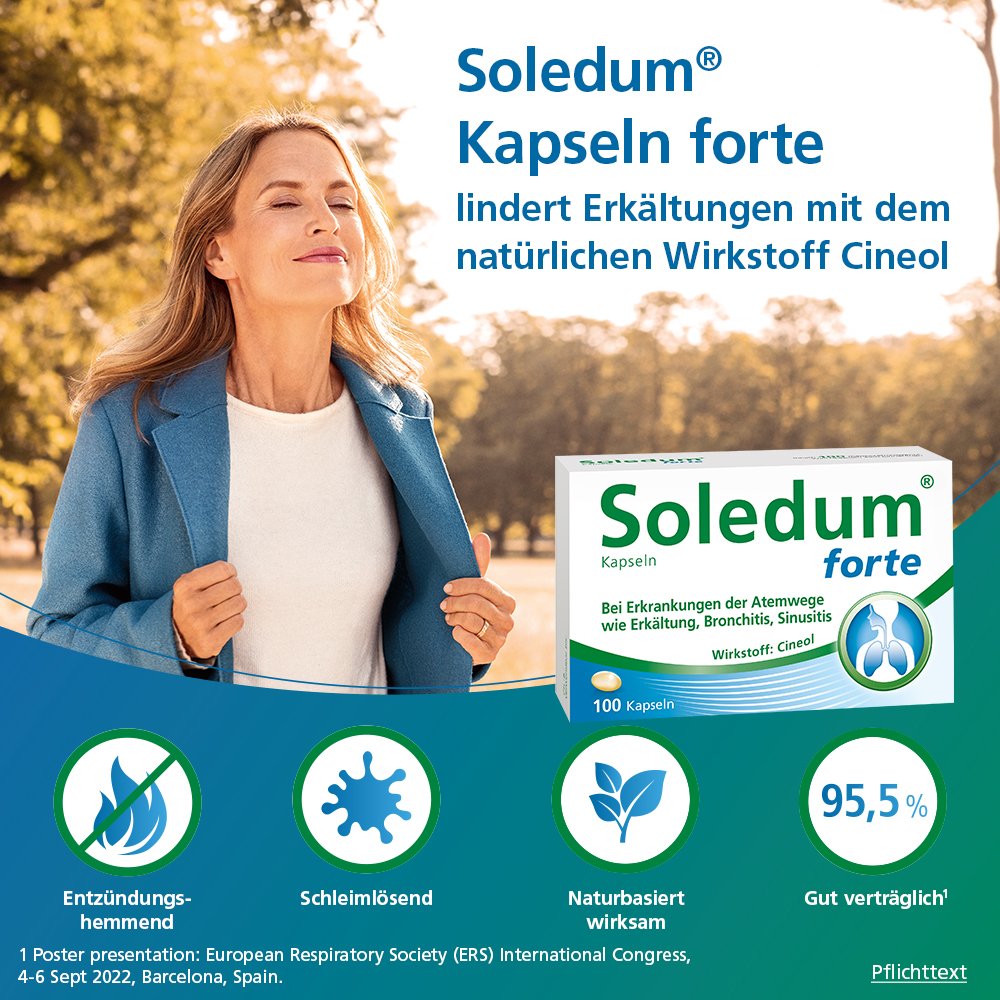Soledum Kapseln forte 100 St