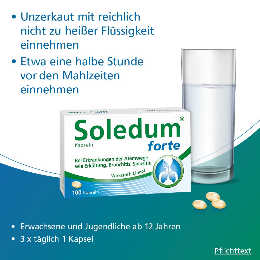 Soledum Kapseln forte 100 St