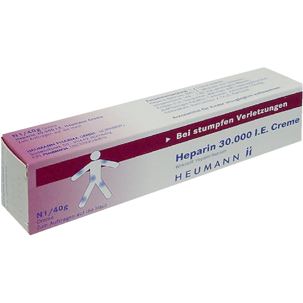 HEPARIN 30.000 Heumann Creme