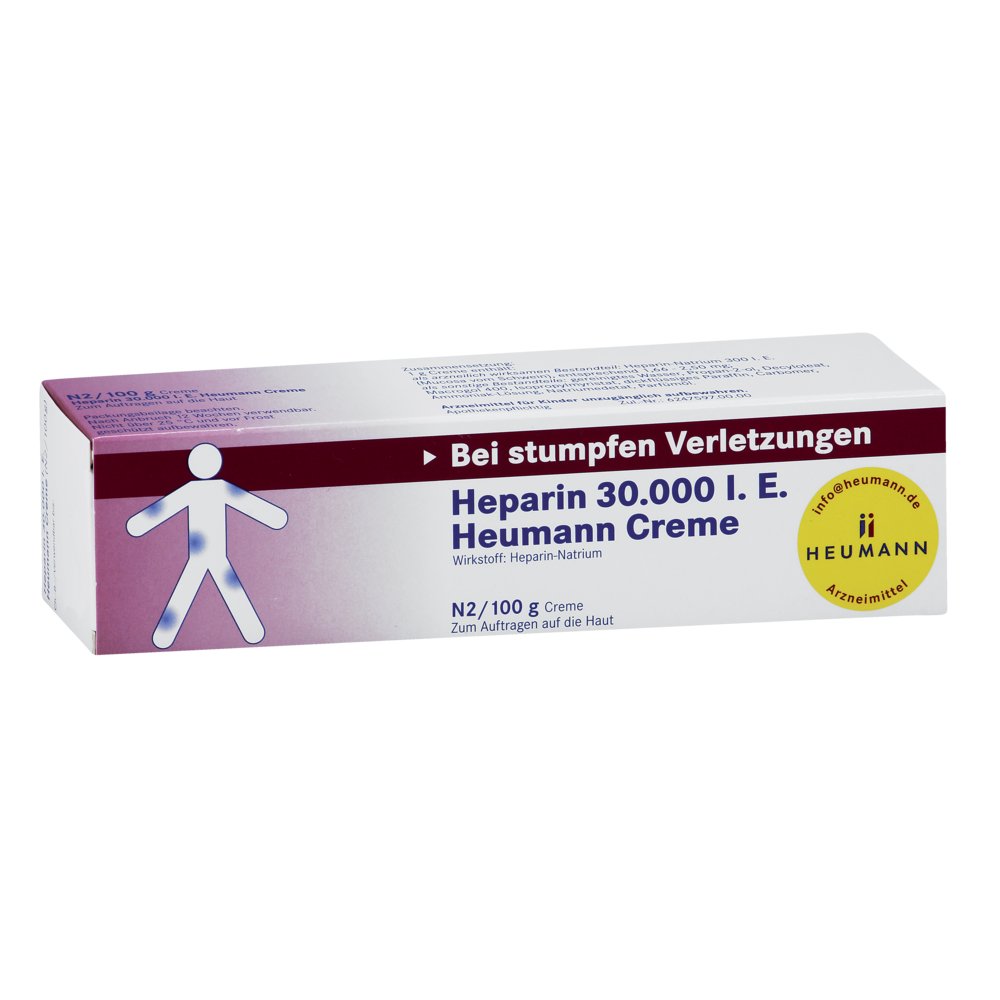 HEPARIN 30.000 Heumann Creme