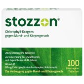 Stozzon Chlorophyll-Dragees gegen Mund- und Körpergeruch