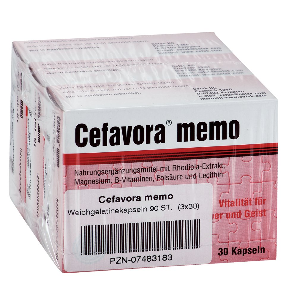 CEFAVORA memo Weichgelatinekapseln