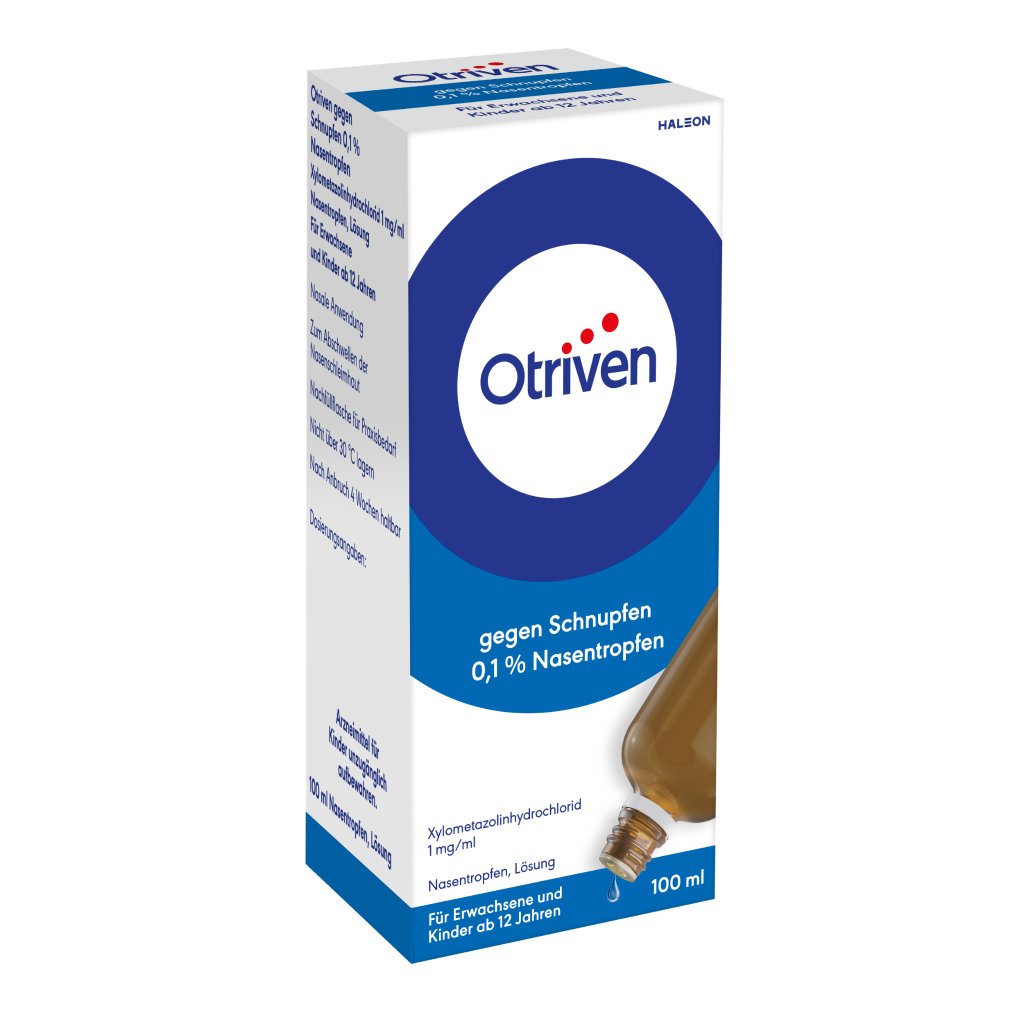 Otriven gegen Schnupfen 0,1 % Nasentropfen, 100ml