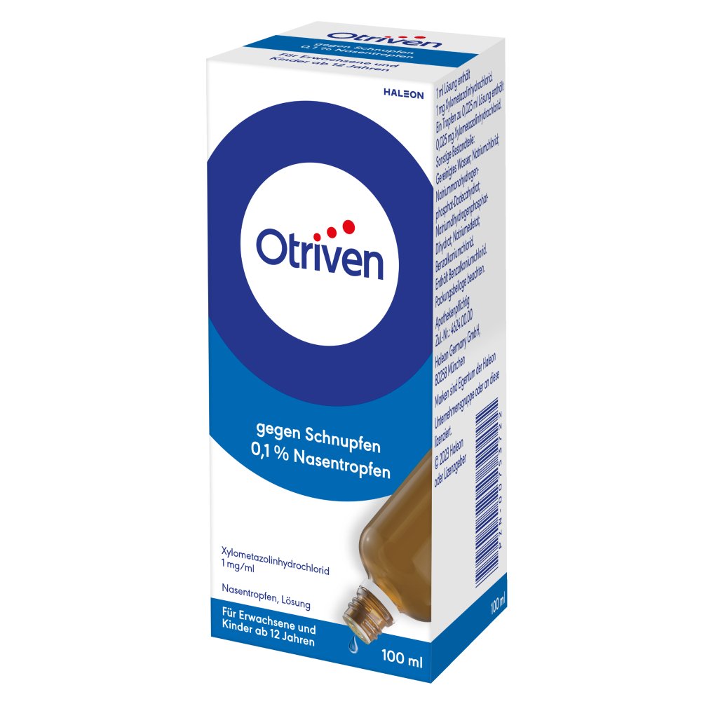 Otriven gegen Schnupfen 0,1 % Nasentropfen, 100ml