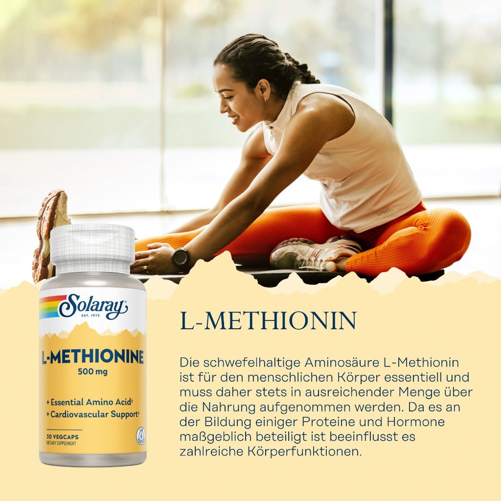 Solaray L-Methionin 500mg