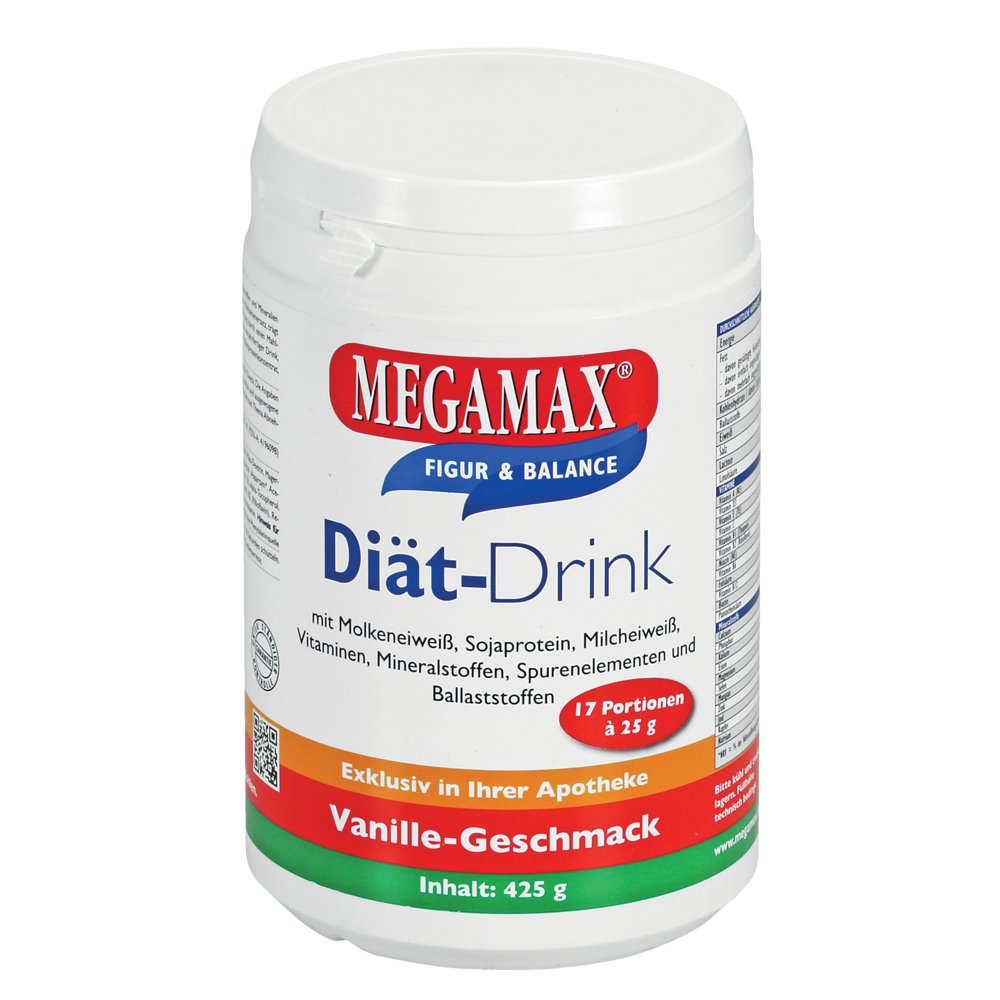 MEGAMAX Diät Drink Vanille Pulver