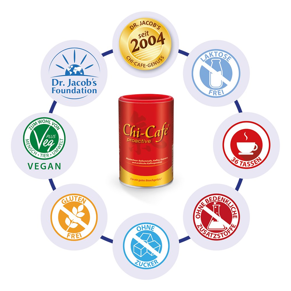Chi-Cafe proactive Wellness Kaffee Guarana arabisch-würzig