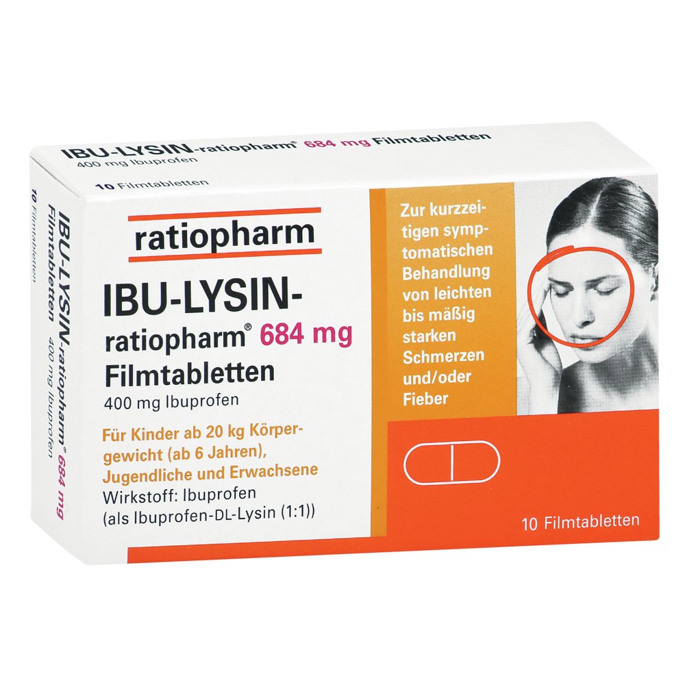 IBU-LYSIN-ratiopharm 684 mg Filmtabletten