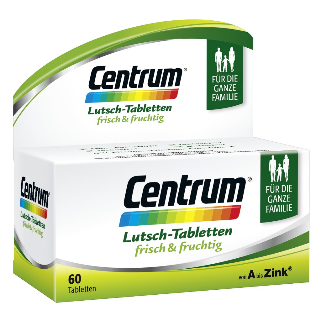 Centrum® Frisch & Fruchtig, Vitamin C, Vitamin D, Zink, Spurenelemente, 60 St.