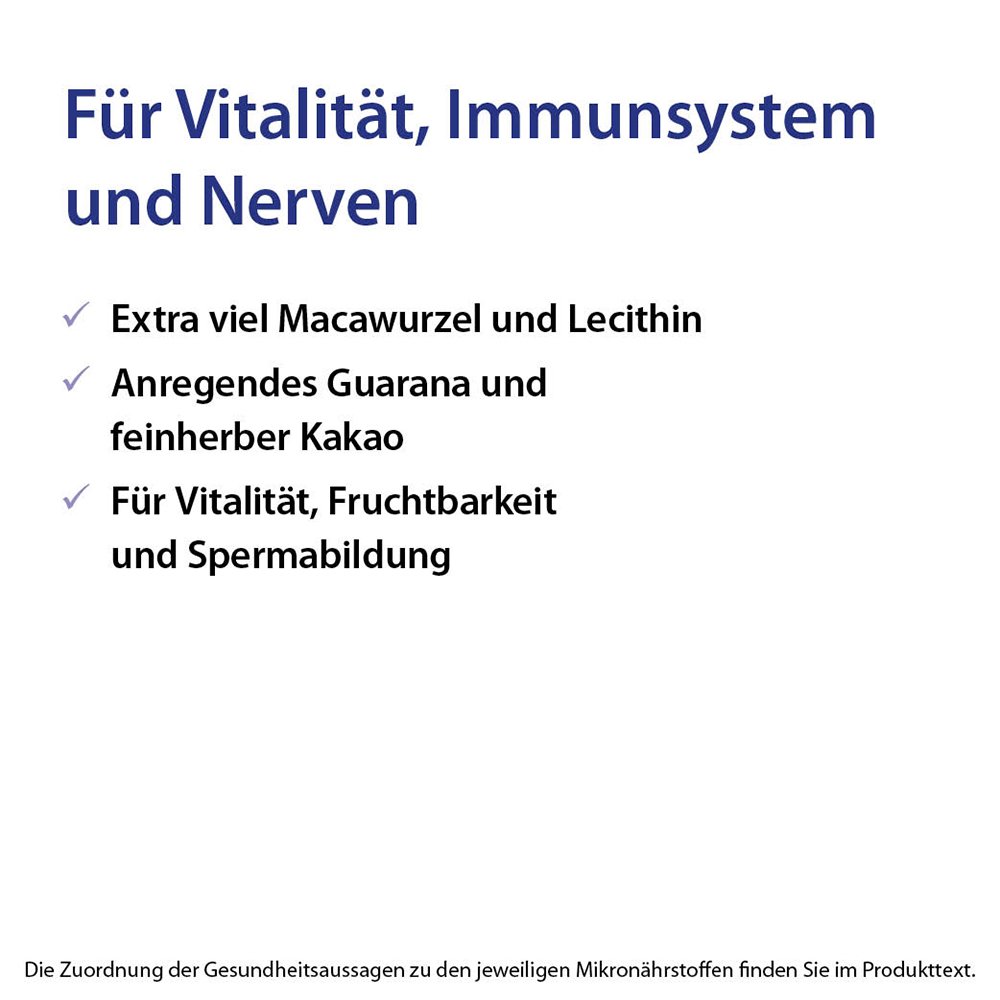 Dr. Jacob's MännerVital mit Maca, Arginin & 17 Vitalstoffen