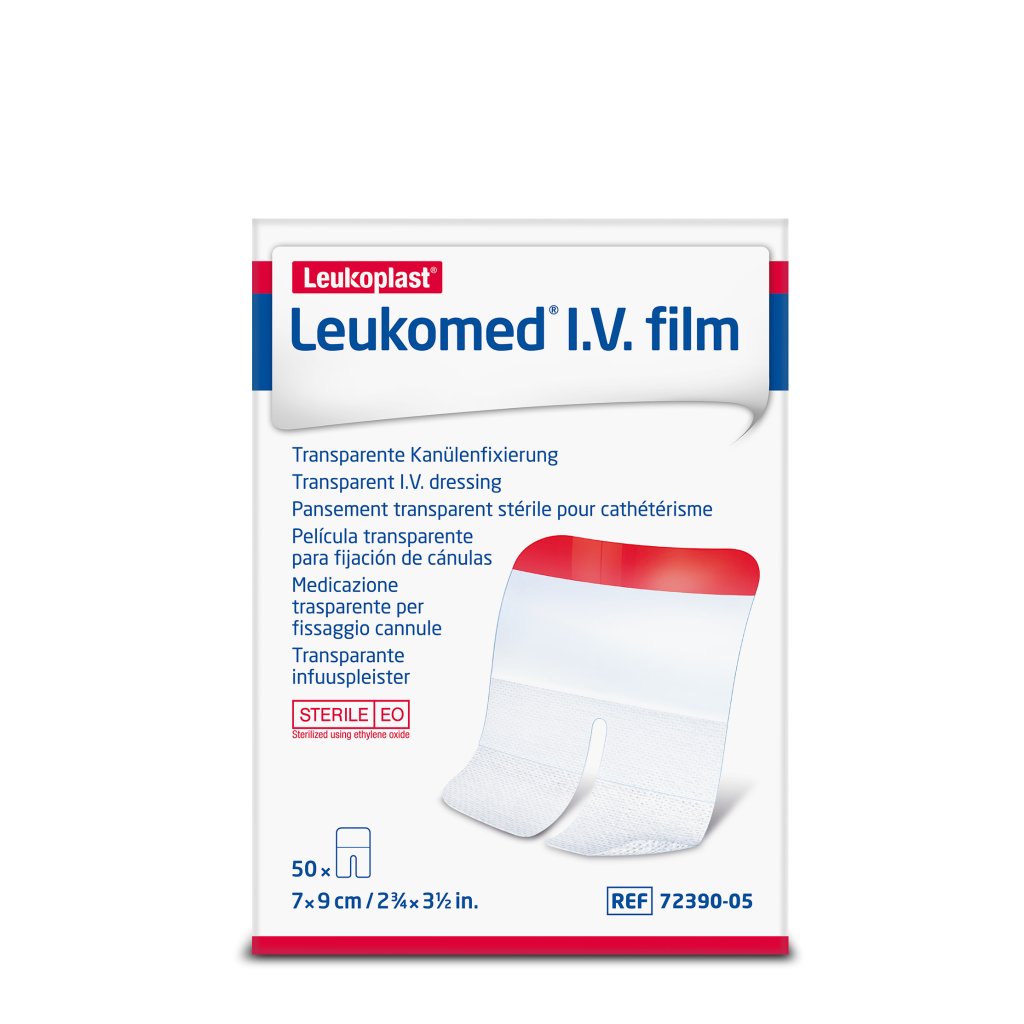 LEUKOMED I.V. film 7x9 cm Pflaster