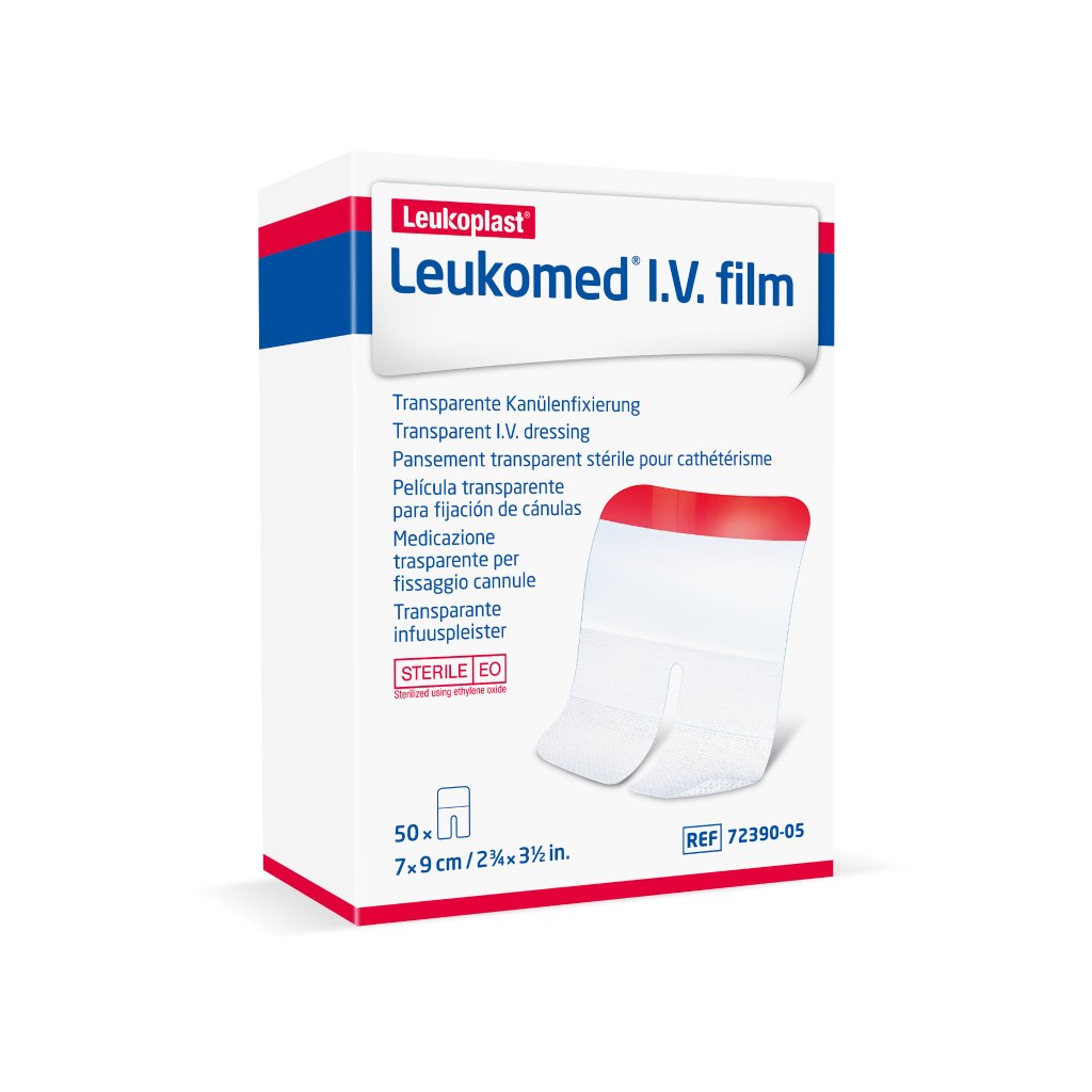 LEUKOMED I.V. film 7x9 cm Pflaster