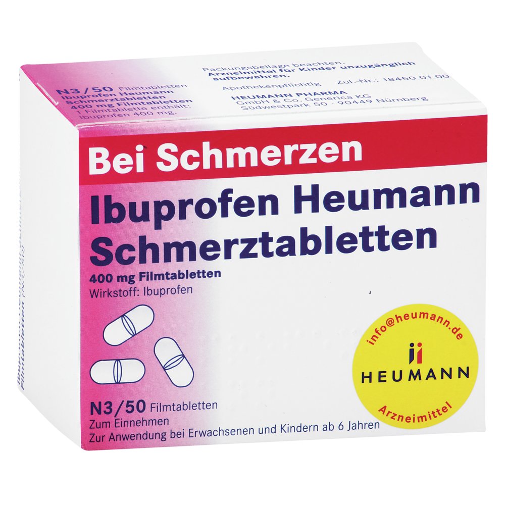 IBUPROFEN Heumann Schmerztabletten 400 mg