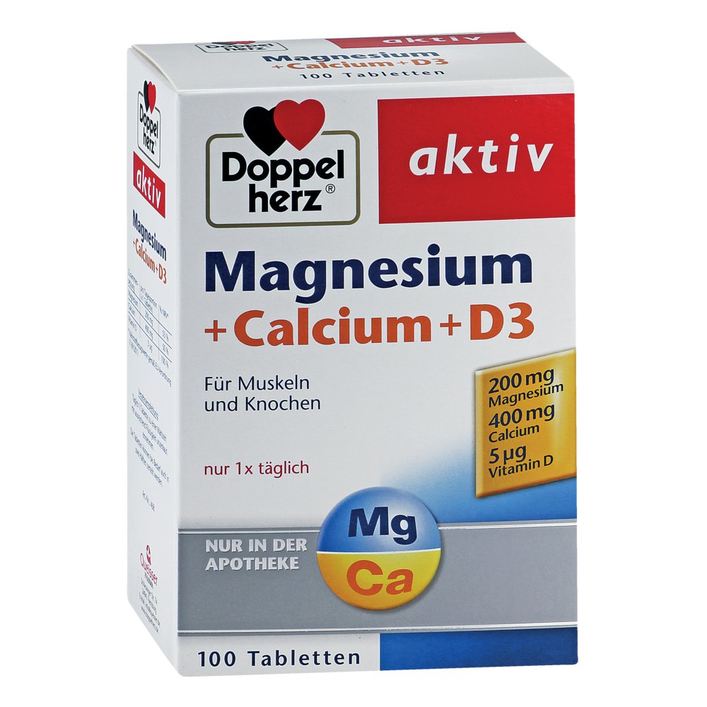DOPPELHERZ Magnesium+Calcium+D3 Tabletten