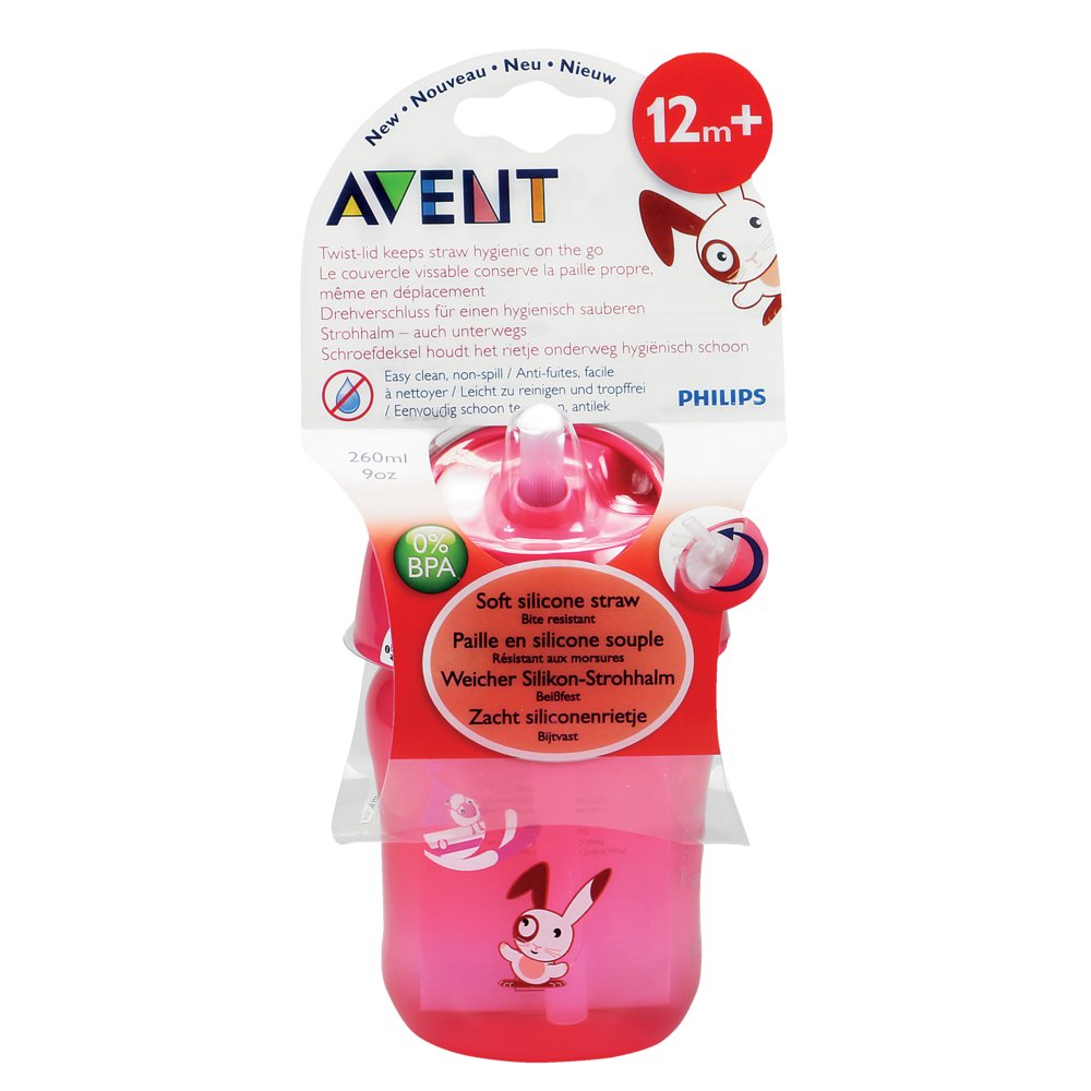 AVENT Strohhalm Becher 260 ml