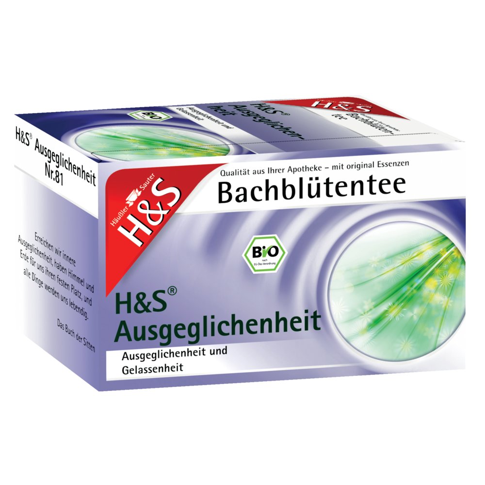 H&S Bachblüten Ausgeglichenheits-Tee Filterbeutel