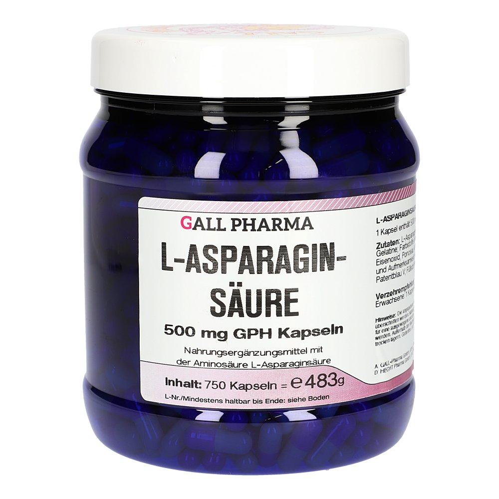 L-ASPARAGINSÄURE 500 mg GPH Kapseln