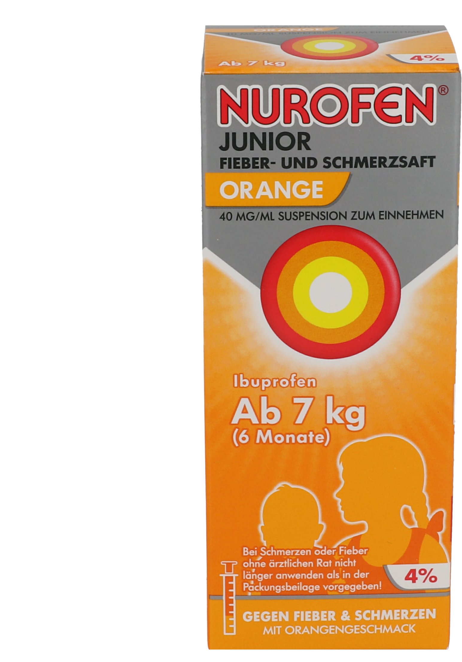 NUROFEN Junior Fieber-u.Schmerzsaft Oran.40 mg/ml