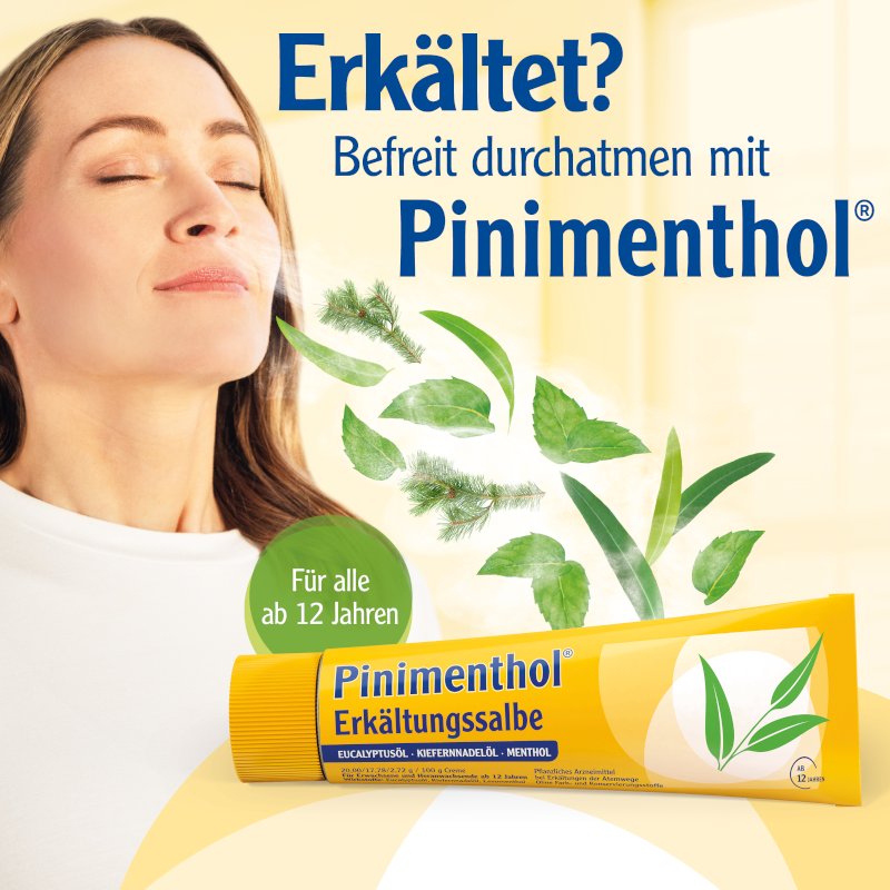 Pinimenthol® Erkältungssalbe Eukalyptus Kiefernnadel Menthol 50 g