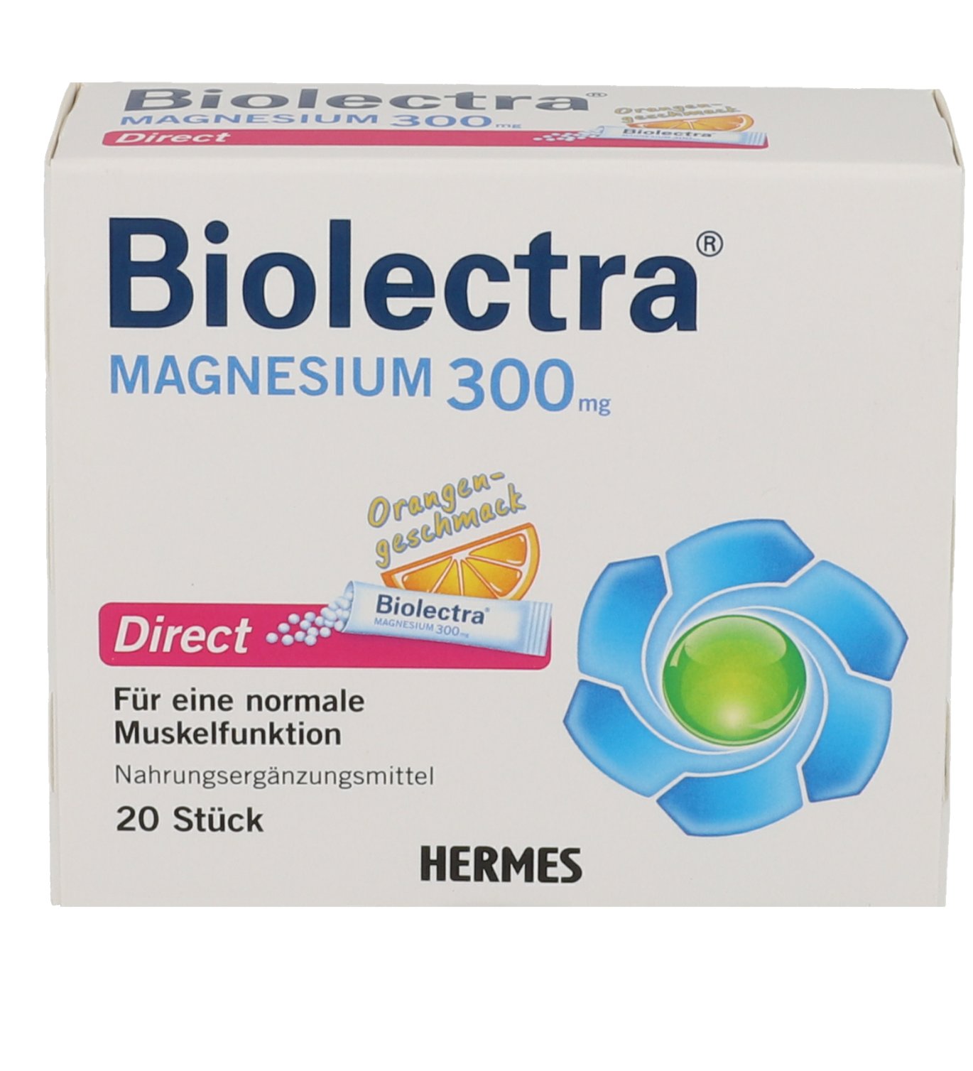 BIOLECTRA Magnesium 300 mg Direct Orange Sticks