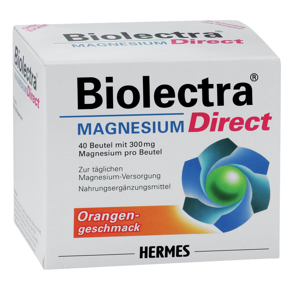 BIOLECTRA Magnesium 300 mg Direct Orange Sticks