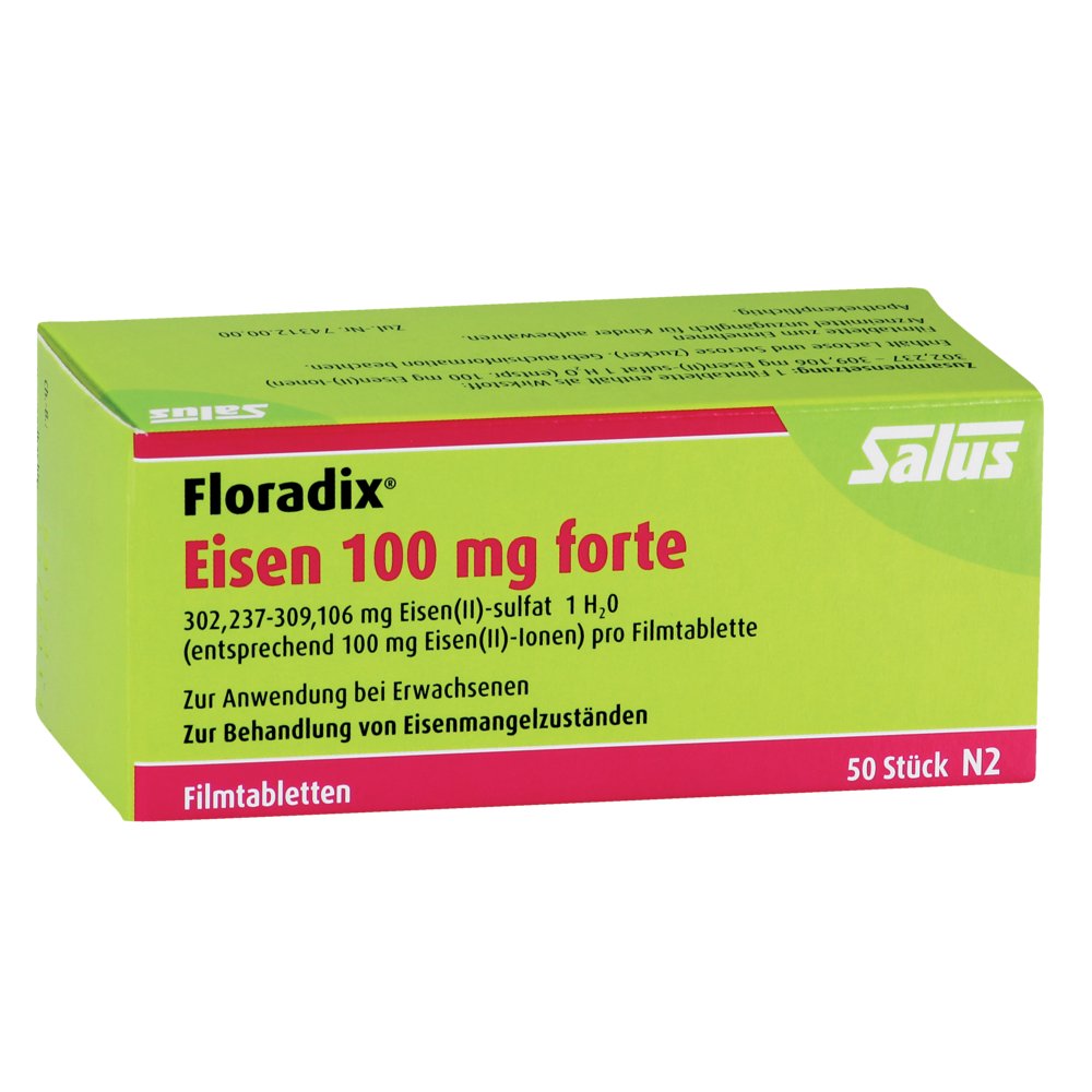 FLORADIX Eisen 100 mg forte Filmtabletten