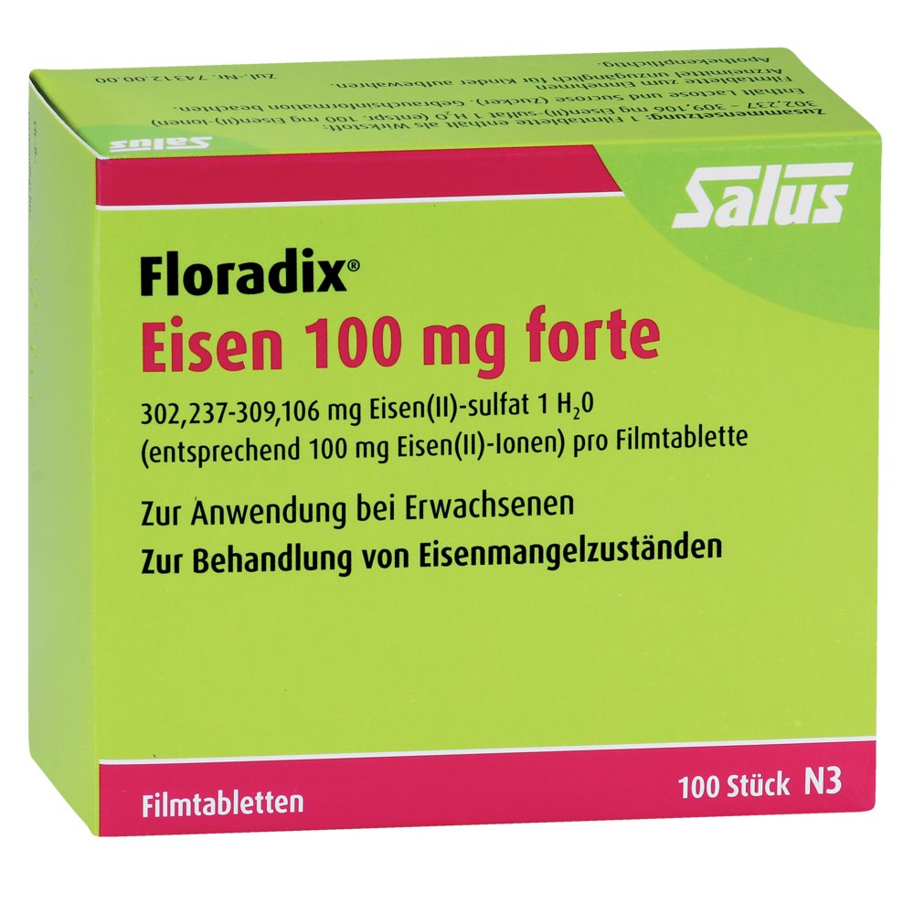 FLORADIX Eisen 100 mg forte Filmtabletten