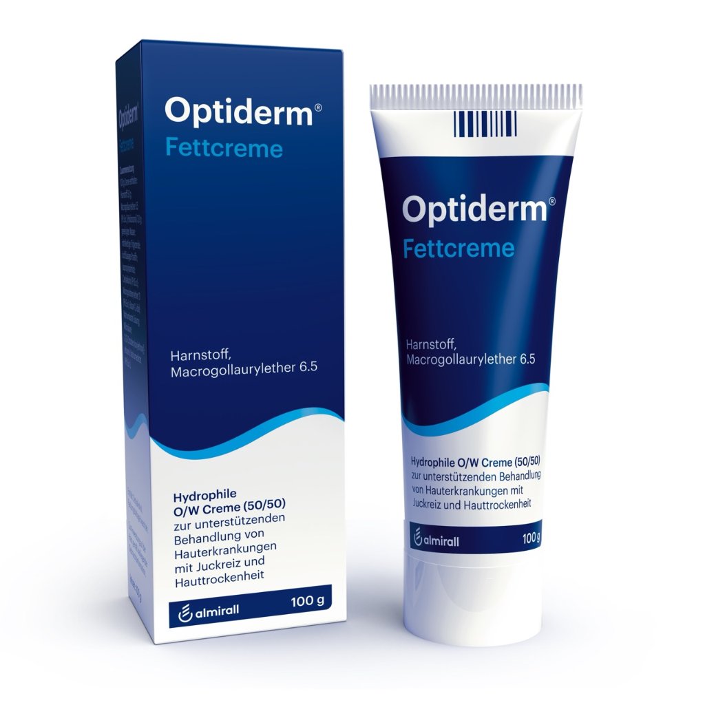 Optiderm Fettcreme bei Juckreiz und trockener Haut