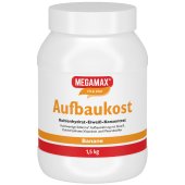 MEGAMAX Aufbaukost Banane Pulver
