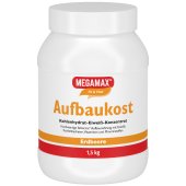 MEGAMAX Aufbaukost Erdbeere Pulver