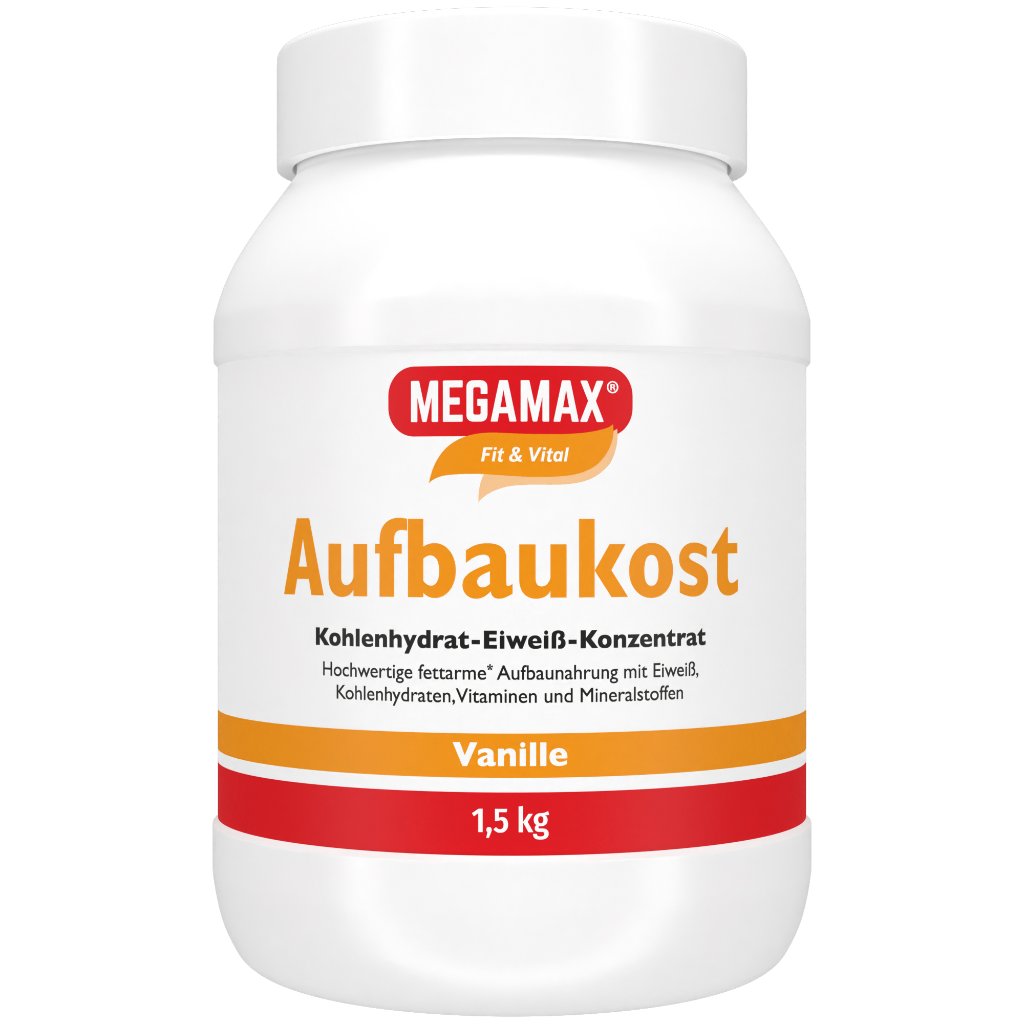 MEGAMAX Aufbaukost Vanille Pulver