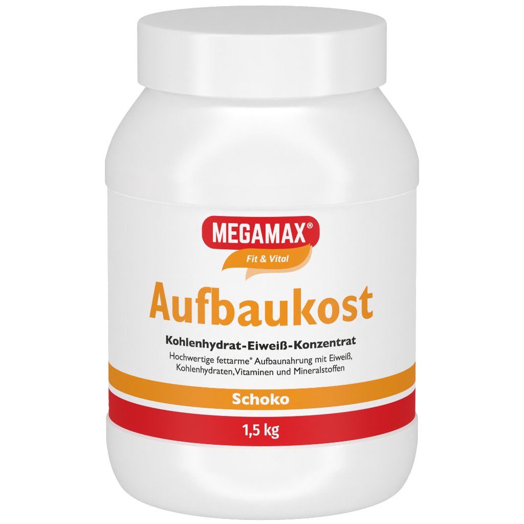 MEGAMAX Aufbaukost Schoko Pulver