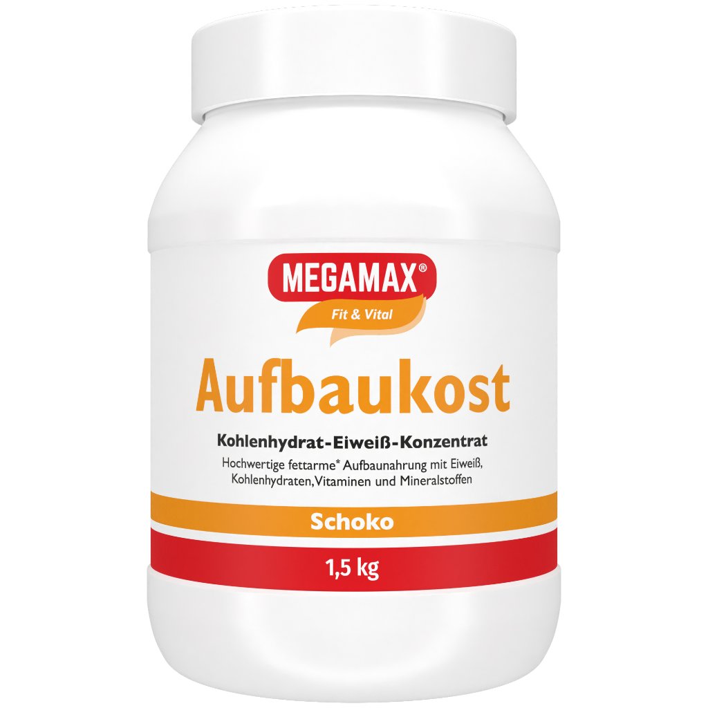 MEGAMAX Aufbaukost Schoko Pulver