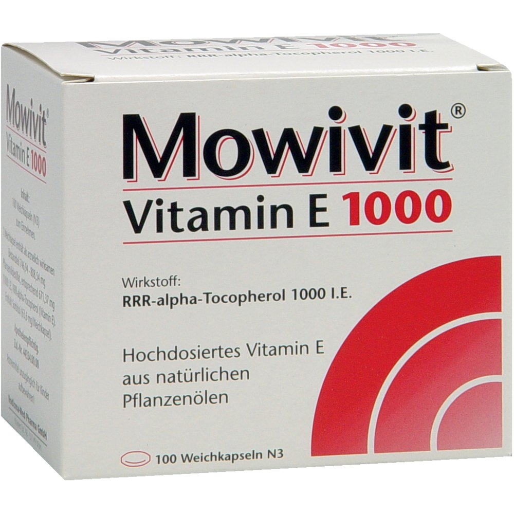 MOWIVIT Vitamin E 1000 Kapseln