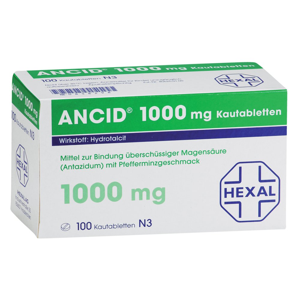 ANCID 1.000 mg Kautabletten