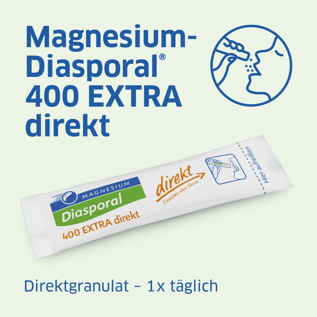 Magnesium-Diasporal® 400 EXTRA direkt Direktgranulat, 50 Sticks